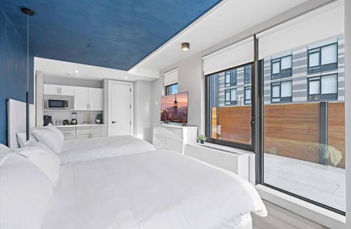 Port Morris Hotel | Mott Haven Studio 2Q Bal BR | Easy access to I-87