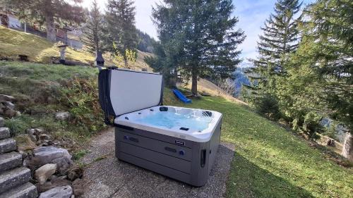 Axalp Apartment | Mountain Apartment - Hot Tub & Sunset Views