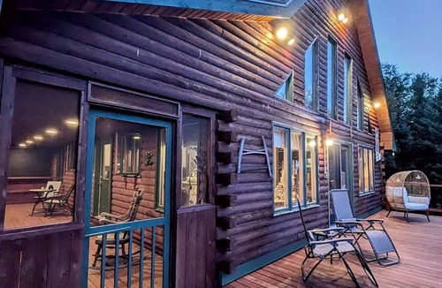 Stark Cabin | Mountain Cabin with Game Room, Fire Pit, & Trail Access