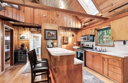 Baring Cabin | Mountain Memories - river access, pet friendly w/hot tub