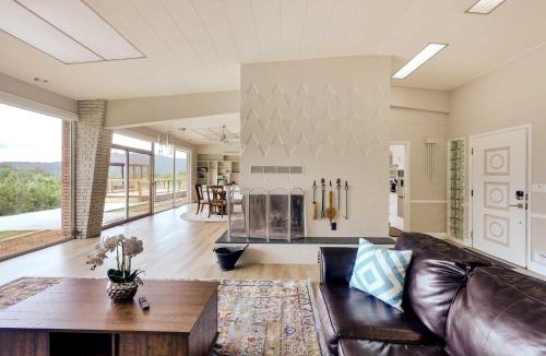Copperhill House | Mountain View and Fire Pit Modern Copperhill Home