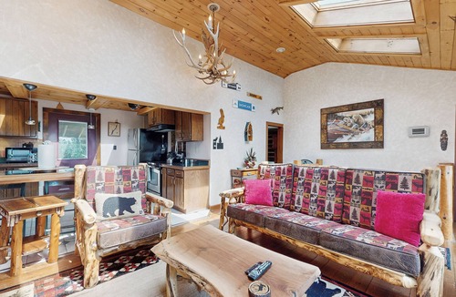 Bolton Landing House | Mountain-View Cabin w/Fireplace & Arcade Games