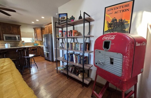 Medicine Park Cabin | Mountain View, Hot tub, 1 private & 1 loft bedroom