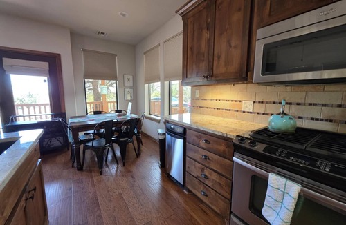 Medicine Park Cabin | Mountain View, Hot tub, 1 private & 1 loft bedroom
