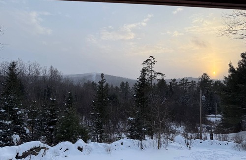 Dalton Cabin | Mountain View Log Cabin Retreat in the White Mountains