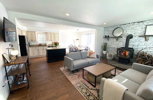 Margaretville House | Mountain View Modern, remodel + game & cinema room