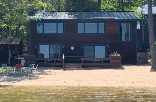 Pine River Pond House | Mountain View’s. Great Ice Fishing, snow shoeing, snowmobiling. Winter Getaway.