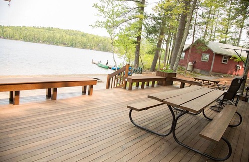 Pine River Pond House | Mountain View’s. Great Ice Fishing, snow shoeing, snowmobiling. Winter Getaway.