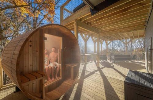 Wolf Laurel House | Mountain Views Private Sauna Wet Bar Hot Tub
