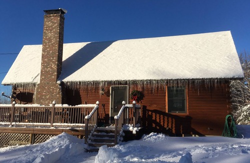 Sutton Cabin | Mountainside Spacious and Private Log Home.