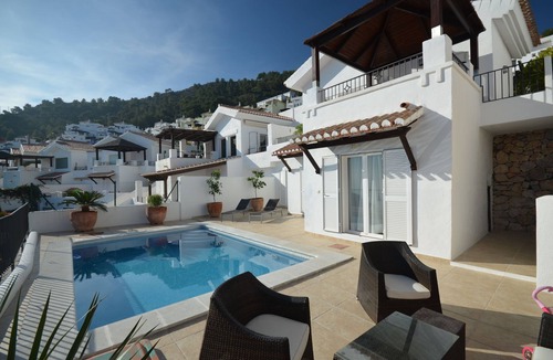 Almunecar Villa | Mountainside villa and view overlooking the sea, a paradise on earth