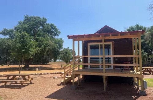 Flomot Cabin | Mourning Dove at Caprock Canyons