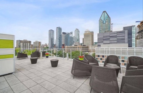 Griffintown Condo | Move-In Ready: Fully Furnished Modern Condo with Balcony & Courtyard Views