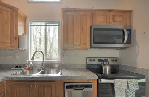 Packwood Cottage | Mt Rainier Riverfront Tiny Home in Packwood - White Pass Basecamp - AC - EV Plug