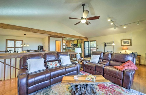 Charter Hills House | Mtn-View Cabin w/Deck, 2 Mi to Beech Mtn Slopes!