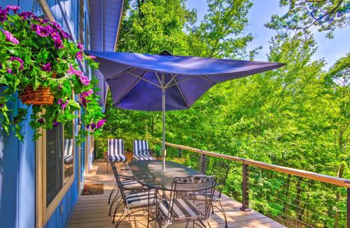 Lake Lure House | Mtn-View Gem in Lake Lure w/Game Room & Fire Pit