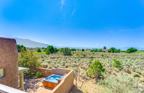 Taos House | Mtn-View Retreat w/Hot Tub in New Mexico!