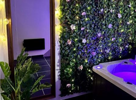 Nemours House | Muraille du château avec jacuzzi