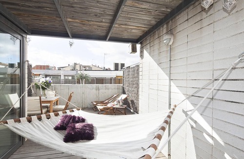 El Putget i Farro Apartment | My Space Barcelona Attic with Private Terrace in City Center for 6