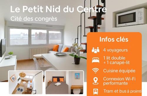 Madeleine-Champ de Mars Apartment | Nantes Center Flat 4 persons