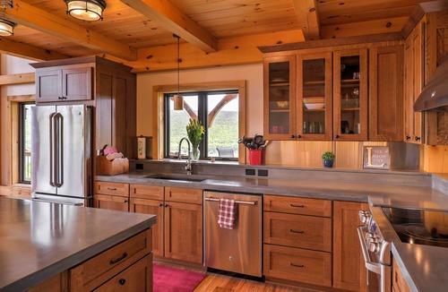 Naples Cabin | Naples Cabin w/Lake Views & Wraparound Deck!