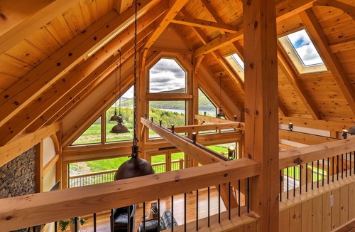 Naples Cabin | Naples Cabin w/Lake Views & Wraparound Deck!