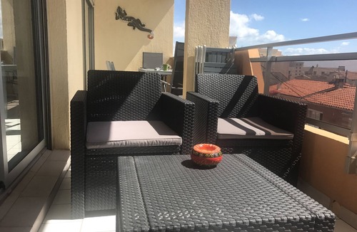 Narbonne-Plage Apartment | Narbonne plage Facing the beach and 2 min walk from the city center