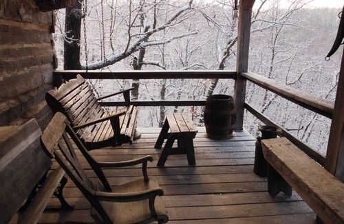 Dixon Cabin | Native Ozark Log Cabin Perched Above The Scenic Gasconade River Valley