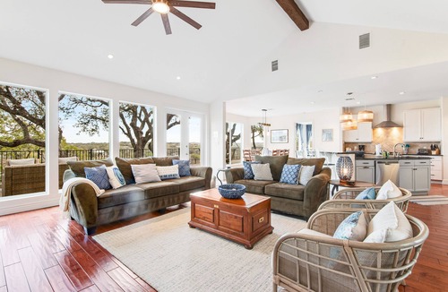 Paleface Lake Country Estates House | Natural cliffside oasis with impressive views, gas fireplace and dock