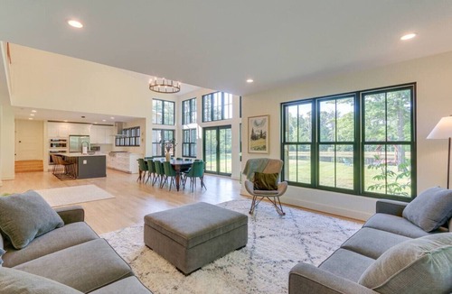 Bluemont House | Nature Escape | Pond Dock Fire Pit Trails