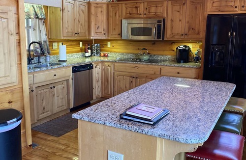 Black Mountain Cabin | Nature Meets Comfort: Cabin with Fast WiFi, Hot Tub, Games, and Nature Trails!