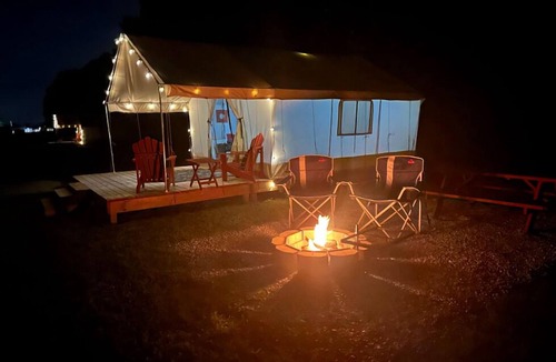 Cassville RV Rental | Nature's Haven with a Cozy River Escape