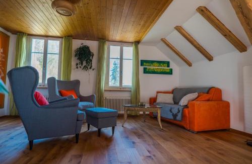 Kradolf-Schonenberg Apartment | Naturoase Säntisblick-Auszeit am Wald und Bach