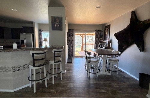 Navajo Dam House | Navajo Dam Cabin, River Front, Fully Equipped "Bear Cabin" Rents 1 - 6 guests