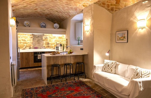Cruilles House | Near Beaches and Golf: Chic Spacious Stone "Castle" with A/C in Medieval Village