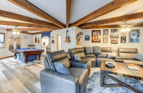 Bracey House | Near Lake Gaston: Unique Home w/Deck & Fire Pit!