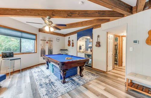 Bracey House | Near Lake Gaston: Unique Home w/Deck & Fire Pit!