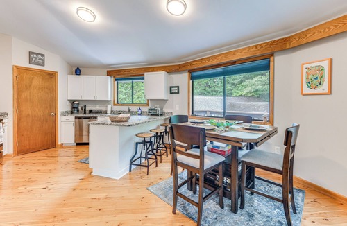 Bracey House | Near Lake Gaston: Unique Home w/Deck & Fire Pit!