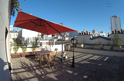 Porte de la Chapelle Apartment | Near Montmartre District, Top-floor Apartment With 45 m2 Terrace