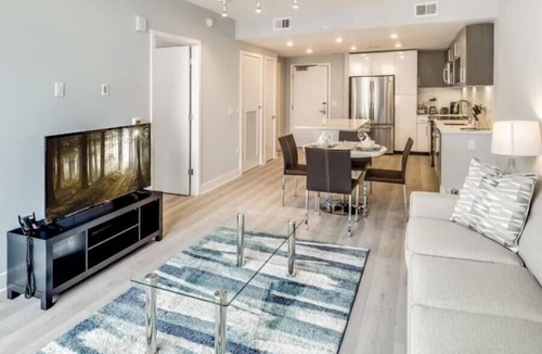 Woodmont Triangle Apartment | Near NIH, Metro & Shops! Spa + Terrace | Near DC | by GLS