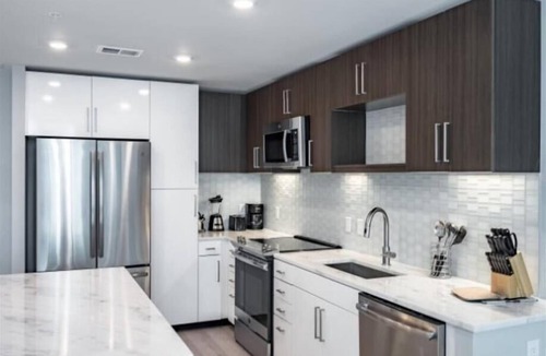 Woodmont Triangle Apartment | Near NIH, Metro & Shops! Spa + Terrace | Near DC | by GLS