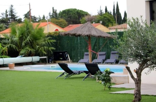 Millas Villa | Near Perpignan and the Sea, Villa With Swimming Pool, Summer Kitchen, Petanque
