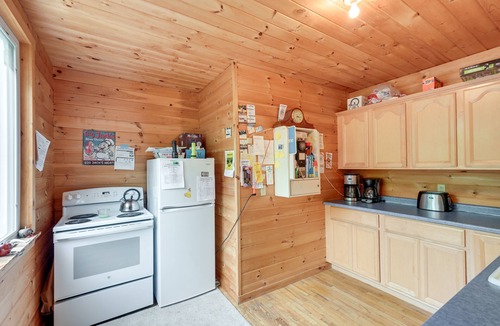 Harmony Cabin | Near Snowmobiling: Secluded Harmony Cabin w/Deck!