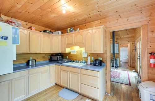 Harmony Cabin | Near Snowmobiling: Secluded Harmony Cabin w/Deck!