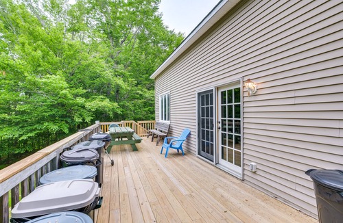 Harmony Cabin | Near Snowmobiling: Secluded Harmony Cabin w/Deck!