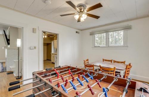Woodburn House | Near University Ave! Pet-Friendly 3BR w/Foosball!