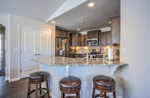 Northgate Condo | Near USAFA Townhome with Pool Table and Patio view
