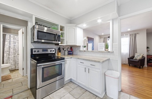 Wichita House | Near WSU: Bumper Pool and Fire Pit!