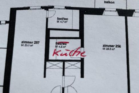 Bad Ragaz Apartment | Neptun 3 - im Zentrum von Bad Ragaz, mit kl. Balkon