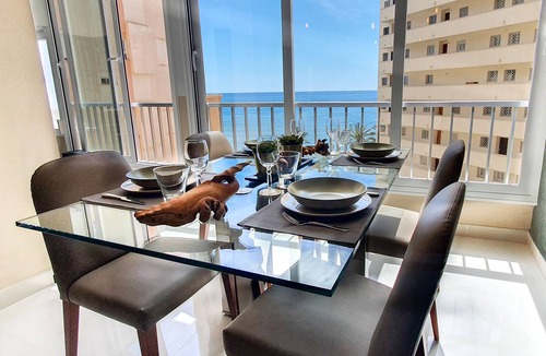 Marbella Seafront Promenade Apartment | Neptuno 403. Wonderful One-Bedrooms Apartment with Sea Views